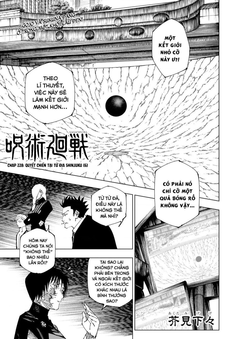 đọc truyện Jujutsu Kaisen - Chú Thuật Hồi Chiến Chương 228 ảnh 3 tại Truyện Dạ Ký