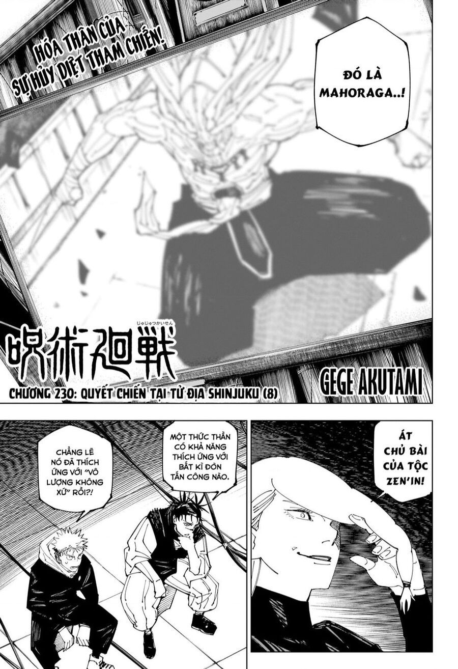 đọc truyện Jujutsu Kaisen - Chú Thuật Hồi Chiến Chương 230 ảnh 3 tại Truyện Dạ Ký