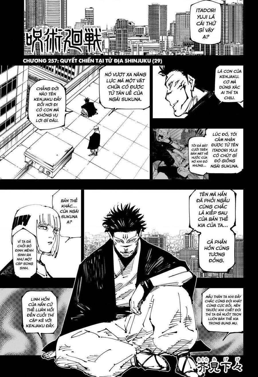 đọc truyện Jujutsu Kaisen - Chú Thuật Hồi Chiến Chương 257 ảnh 3 tại Truyện Dạ Ký