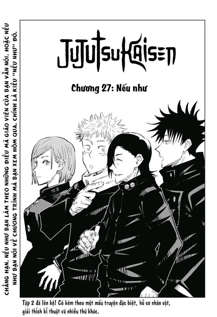 đọc truyện Jujutsu Kaisen - Chú Thuật Hồi Chiến Chương 27 ảnh 4 tại Truyện Dạ Ký