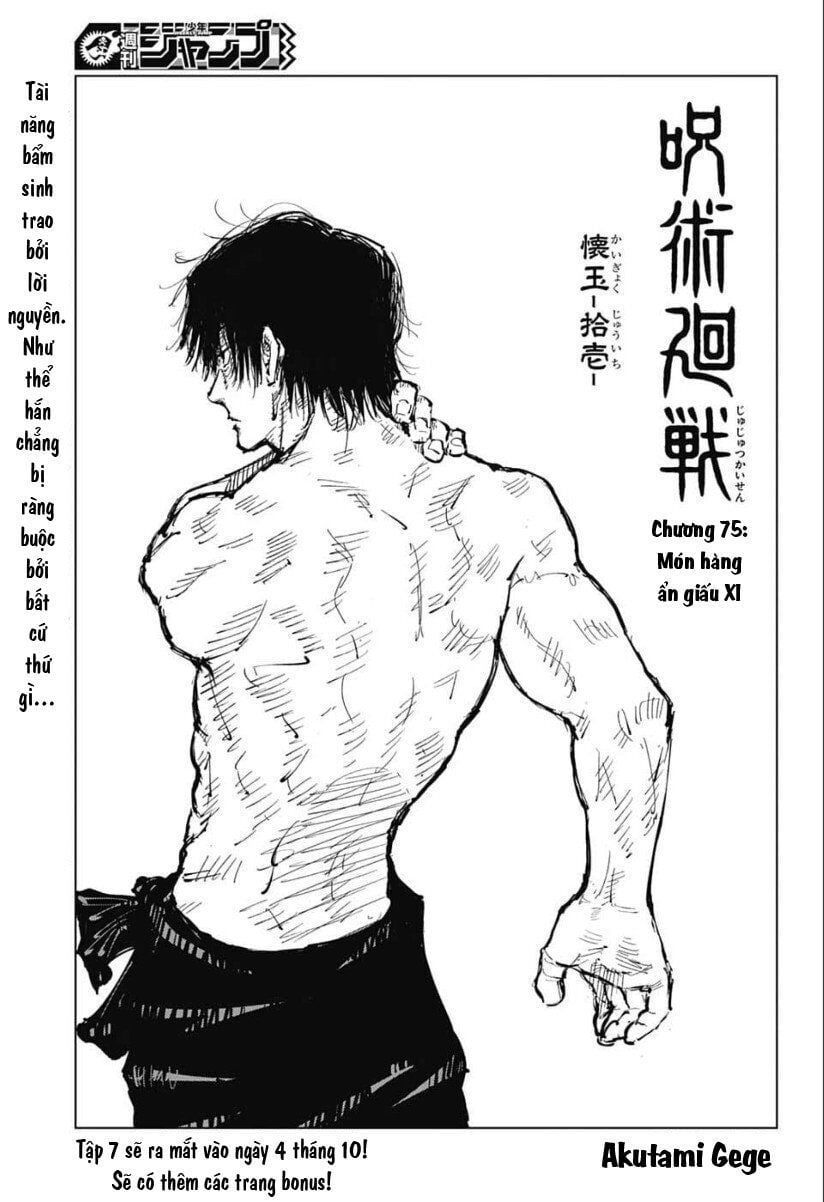 đọc truyện Jujutsu Kaisen - Chú Thuật Hồi Chiến Chương 75 ảnh 4 tại Truyện Dạ Ký