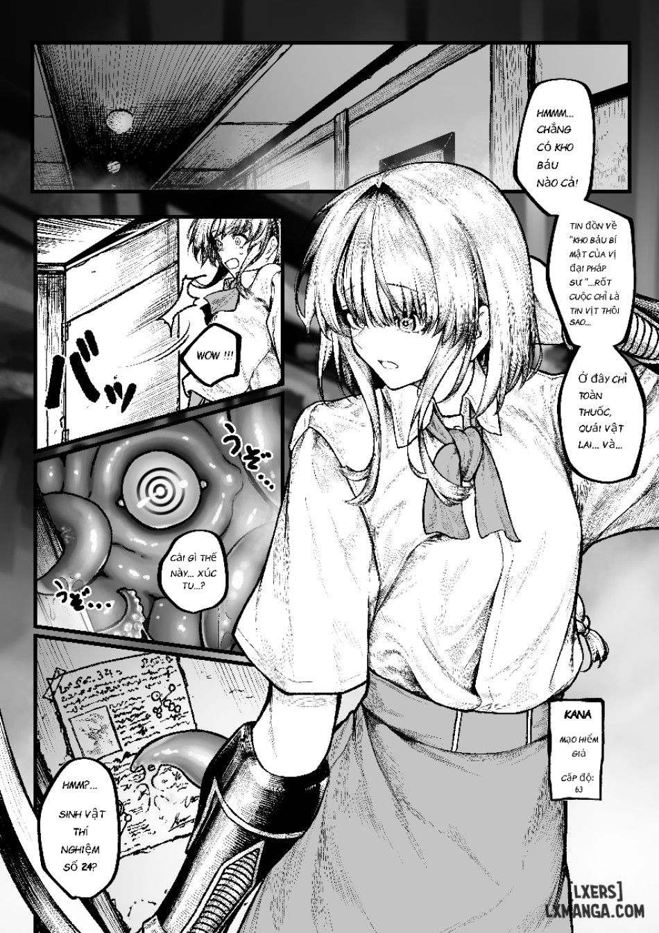 đọc truyện [jury] Nữ Mạo Hiểm Giả Dâm Đãng Không Cam Bị Chinh Phục Bởi Xúc Tu (ai Translation) Chương 1 ảnh 2 tại Thiên Thai Truyện