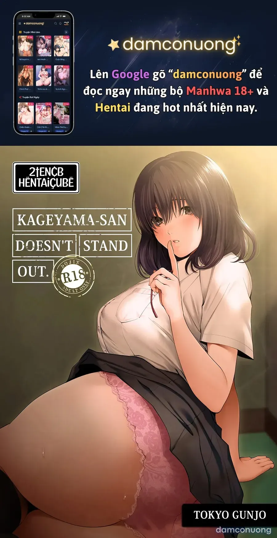 đọc truyện Kageyama-san Wa Medatanai Chương 1 ảnh 2 tại Thiên Thai Truyện