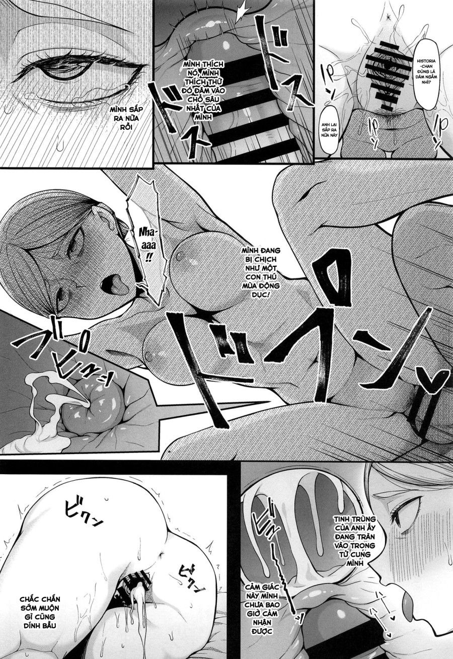 Kairaku Ochi Shita Botebara Joou Historia (shingeki No Kyojin) Oneshot page 14 - Giả Dược
