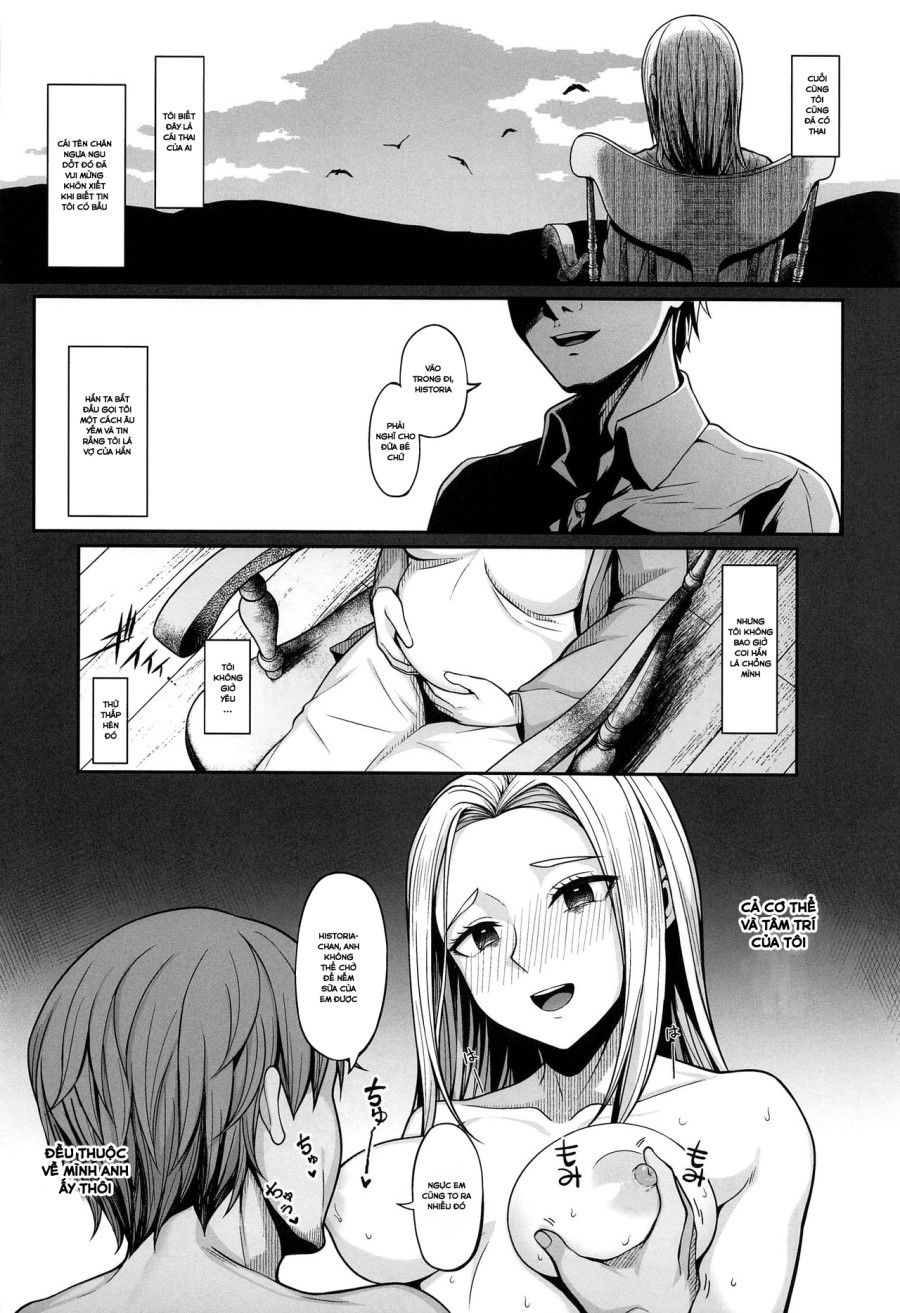 Kairaku Ochi Shita Botebara Joou Historia (shingeki No Kyojin) Oneshot page 20 - Giả Dược