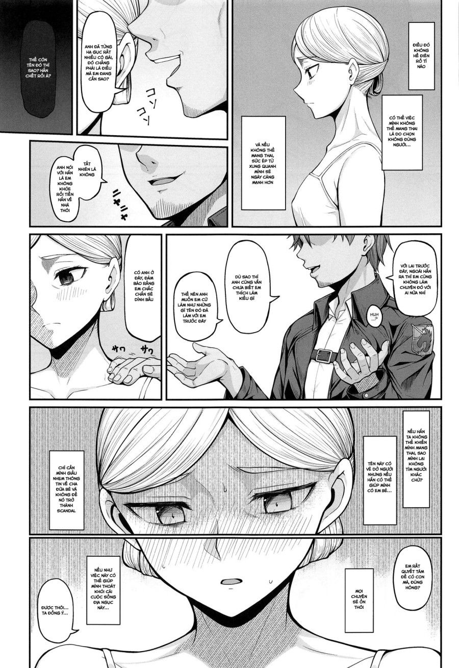 Kairaku Ochi Shita Botebara Joou Historia (shingeki No Kyojin) Oneshot page 5 - Giả Dược