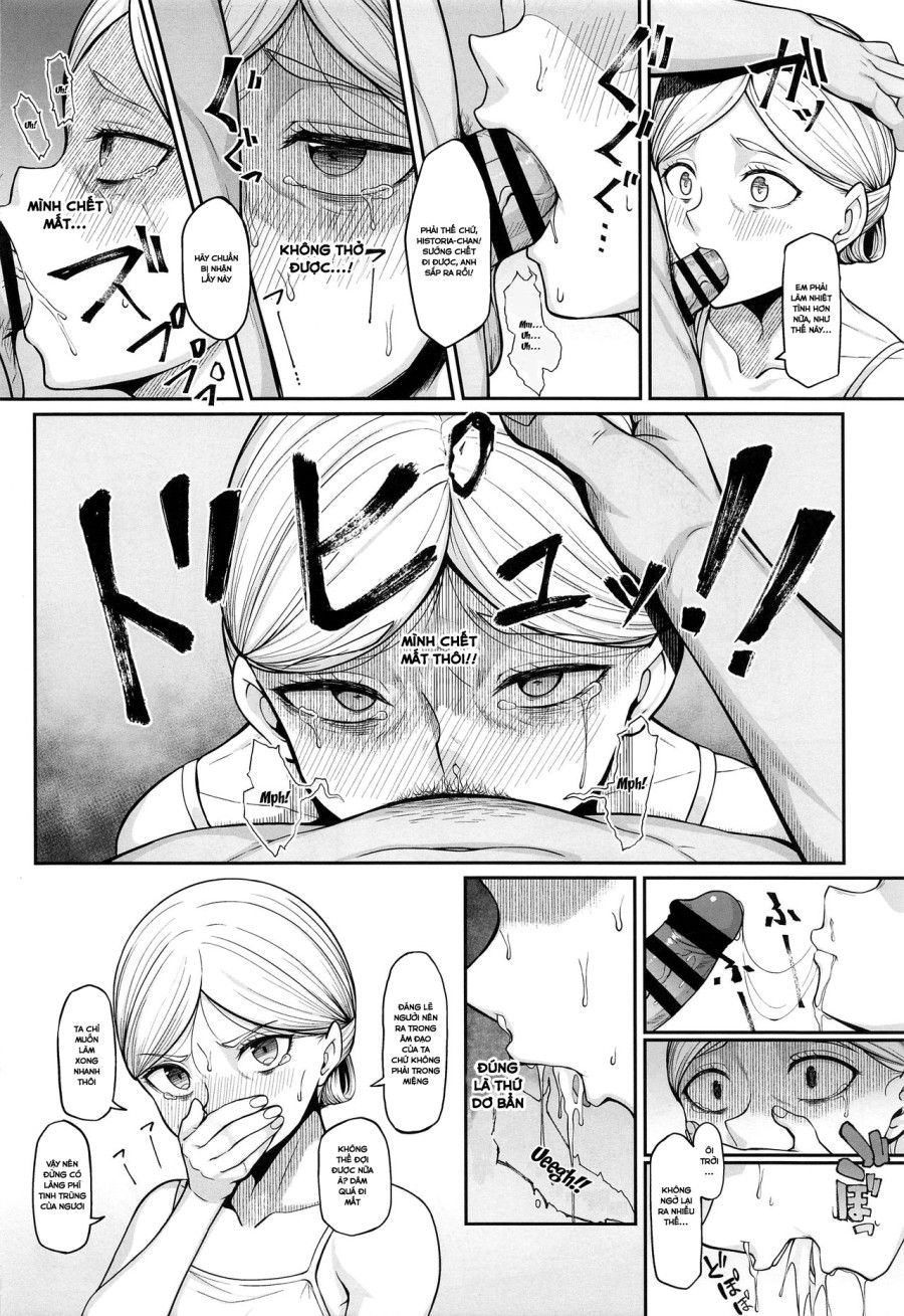 Kairaku Ochi Shita Botebara Joou Historia (shingeki No Kyojin) Oneshot page 8 - Giả Dược