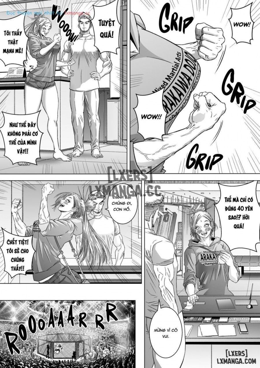 Kakutou Joshi Wa Tsuyokunaritai/ Muchimuchi Kakutou Joshi Wa Hentai Seitai-shi To Sex Shite Tsuyoku Naru Oneshot page 33 - Giả Dược