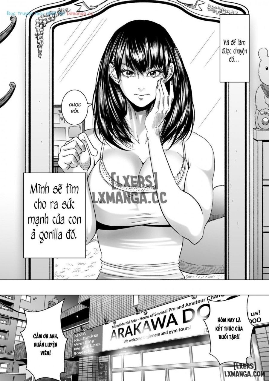 Kakutou Joshi Wa Tsuyokunaritai/ Muchimuchi Kakutou Joshi Wa Hentai Seitai-shi To Sex Shite Tsuyoku Naru Oneshot page 37 - Giả Dược