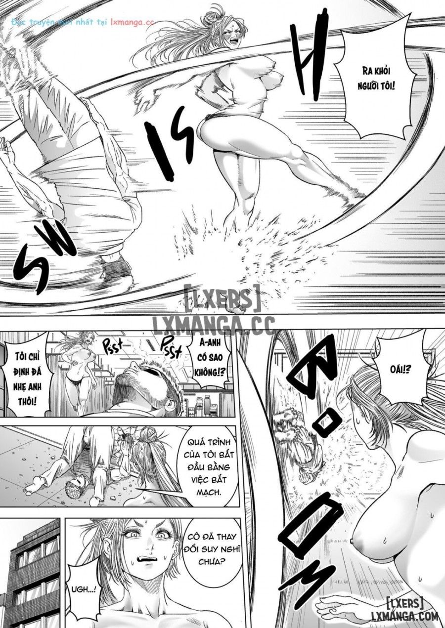 Kakutou Joshi Wa Tsuyokunaritai/ Muchimuchi Kakutou Joshi Wa Hentai Seitai-shi To Sex Shite Tsuyoku Naru Oneshot page 9 - Giả Dược