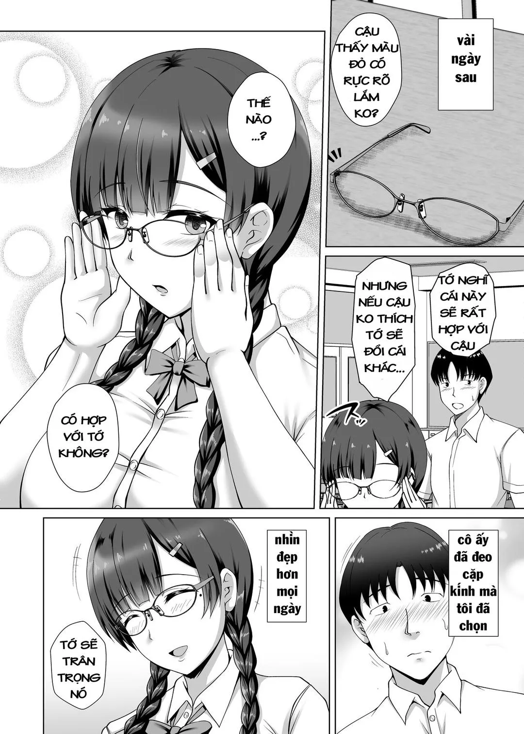 Kanojo ga Megane o Hazushita Wake ~Kataomoi no Kyonyuu Iinchou ga Yarichin Kareshi ni Somerareru made~ - Oneshot