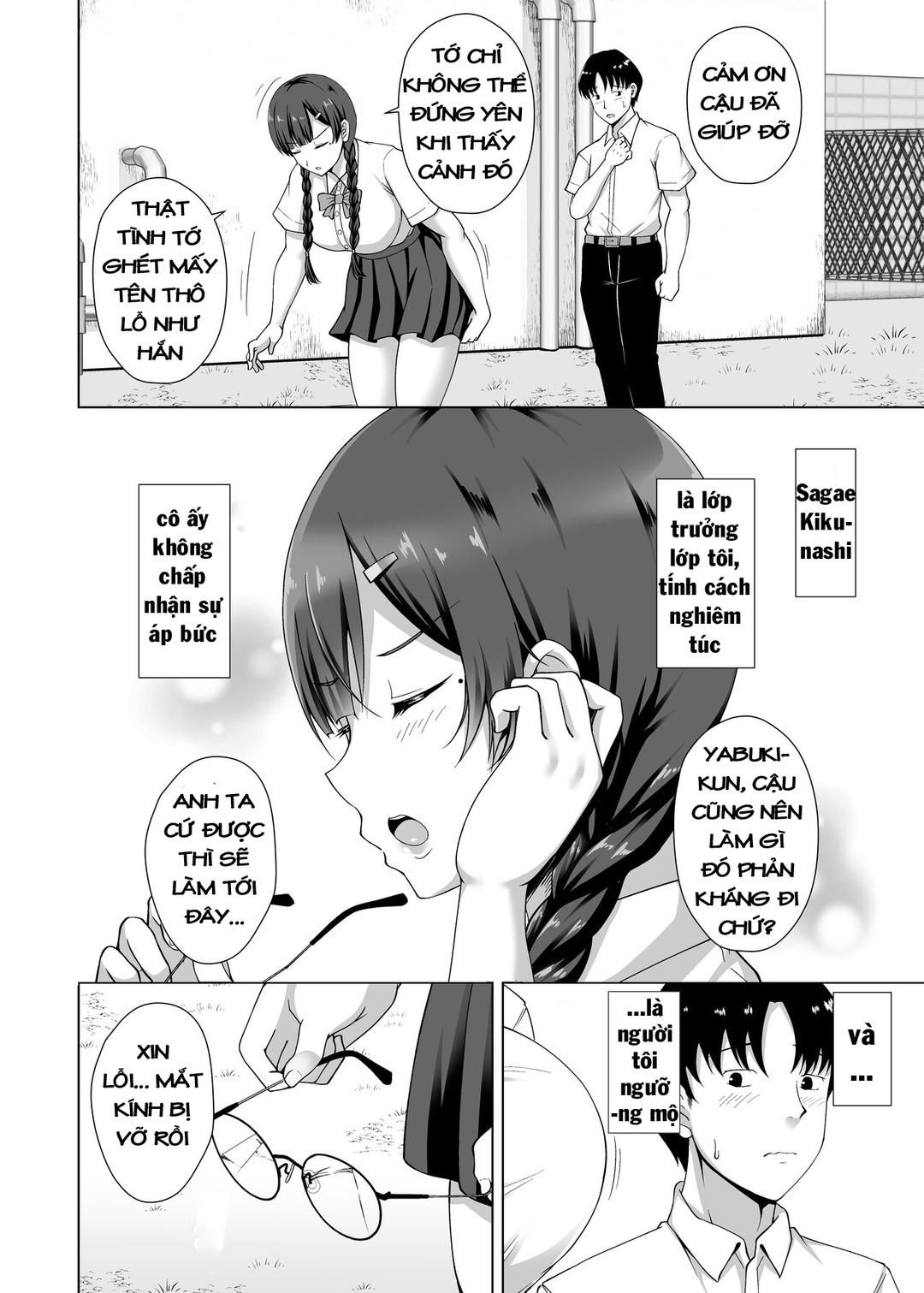 đọc truyện Kanojo Ga Megane O Hazushita Wake ~kataomoi No Kyonyuu Iinchou Ga Yarichin Kareshi Ni Somerareru Made~ Oneshot ảnh 9 tại Giả Dược