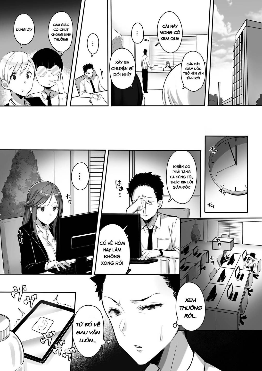 Kanojo Ni Wa Ienai… Kyonyuu Joushi To Hamemakuri Sex Zangyou Oneshot page 21 - Giả Dược