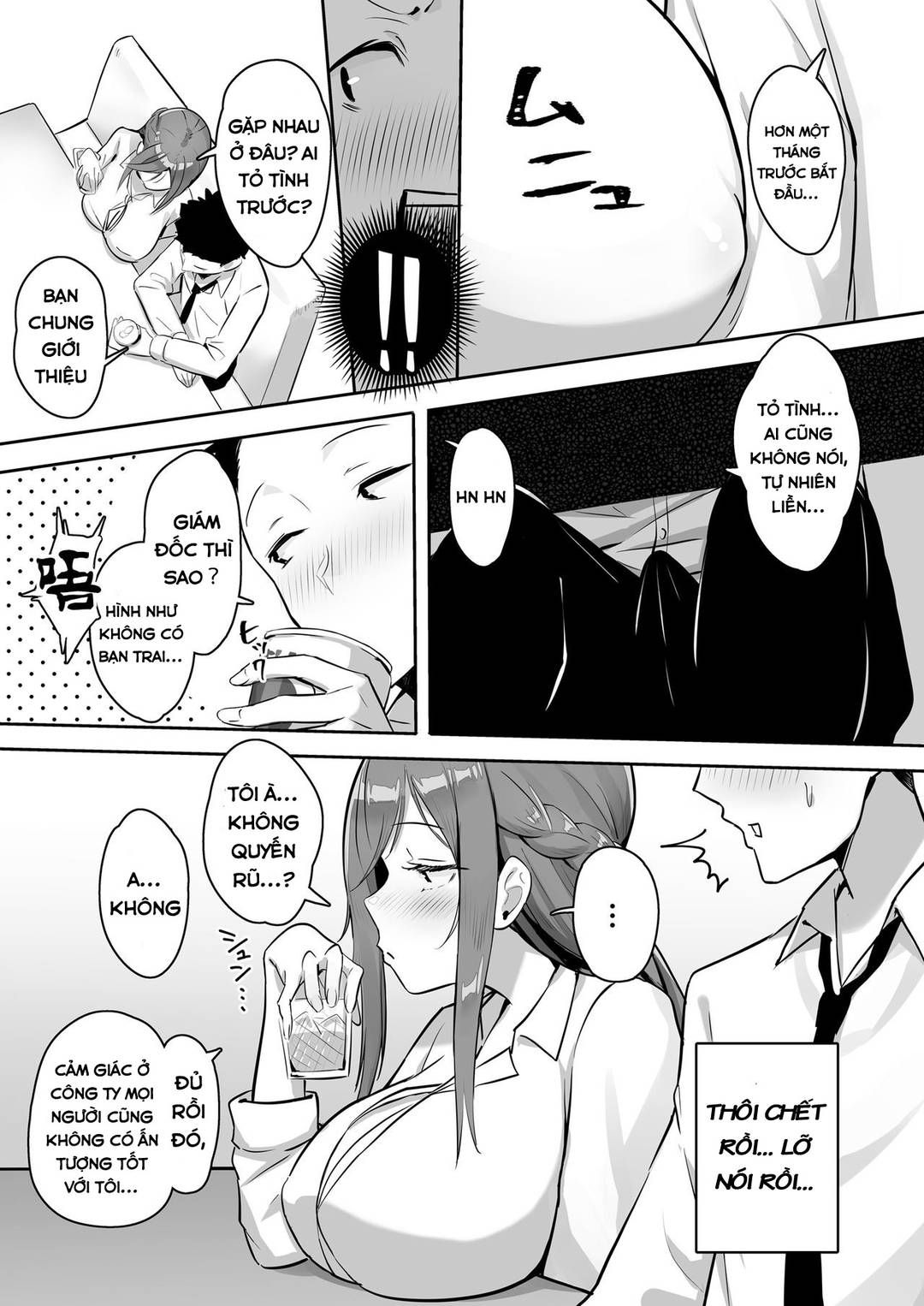 Kanojo Ni Wa Ienai… Kyonyuu Joushi To Hamemakuri Sex Zangyou Oneshot page 10 - Giả Dược