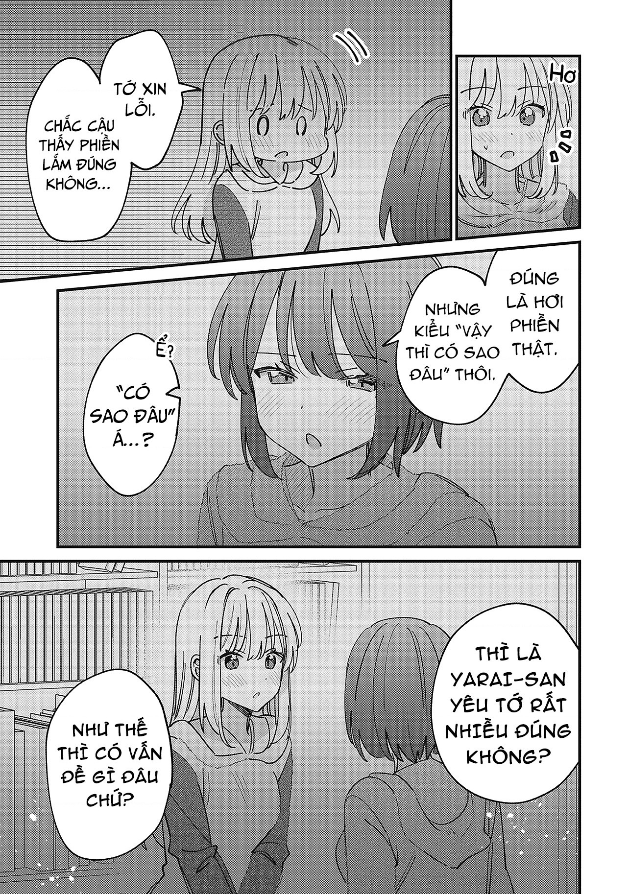 đọc truyện Kao Dake Yoi Classmate Ga Yatara To Guigui Kuru Yuri No Hanashi Chương 10 ảnh 9 tại Thiên Thai Truyện