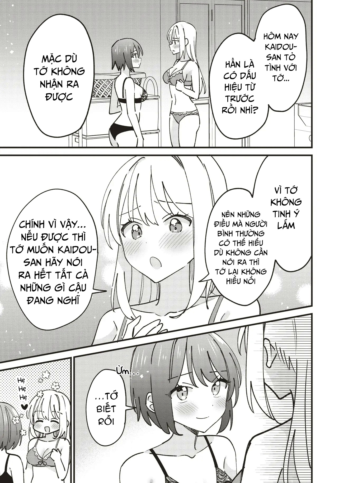 đọc truyện Kao Dake Yoi Classmate Ga Yatara To Guigui Kuru Yuri No Hanashi Chương 8 ảnh 30 tại Thiên Thai Truyện