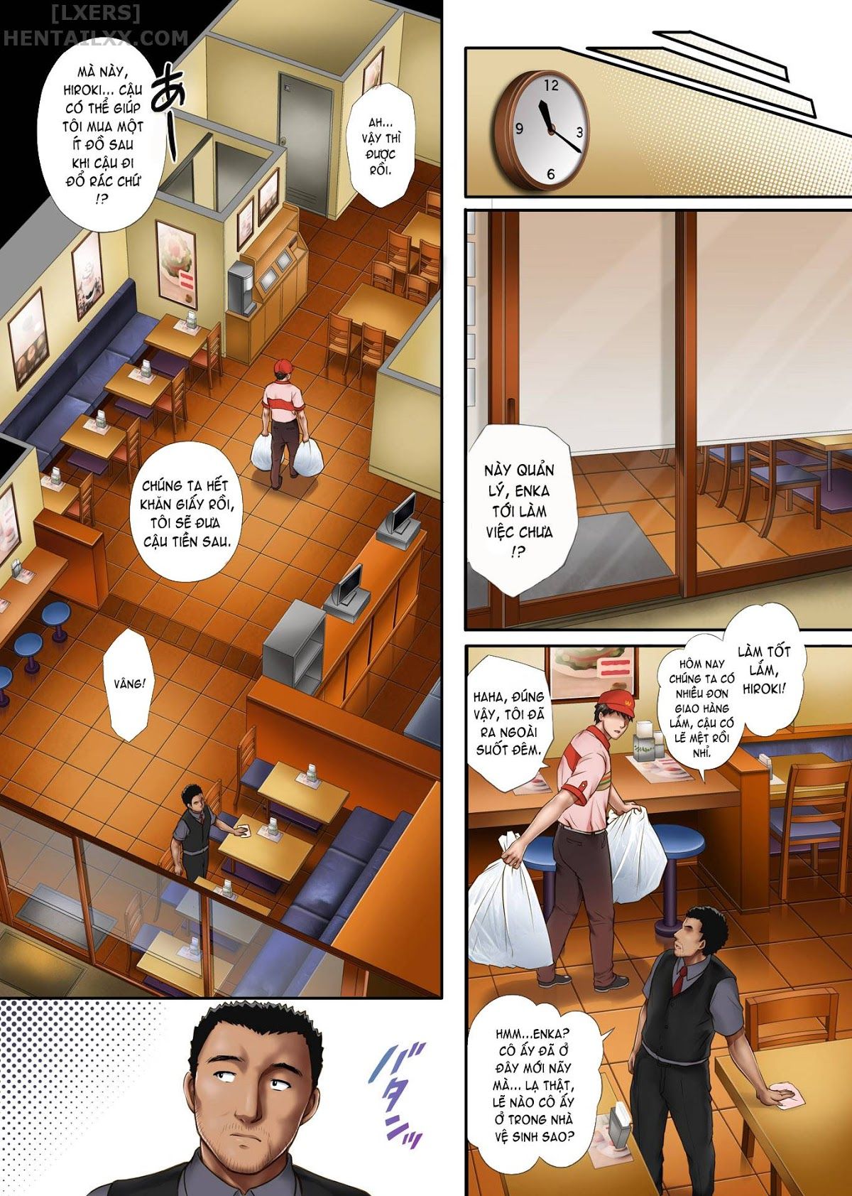đọc truyện Kare To Watashi To Tenchou No Shinya Kinmu Chương 2 ảnh 14 tại Thiên Thai Truyện