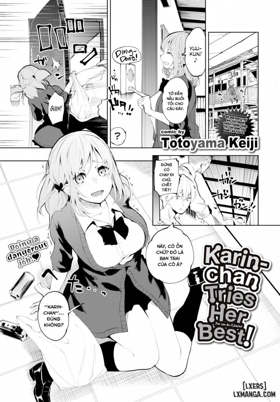 Karin-chan Tries Her Best Oneshot page 1 - Giả Dược