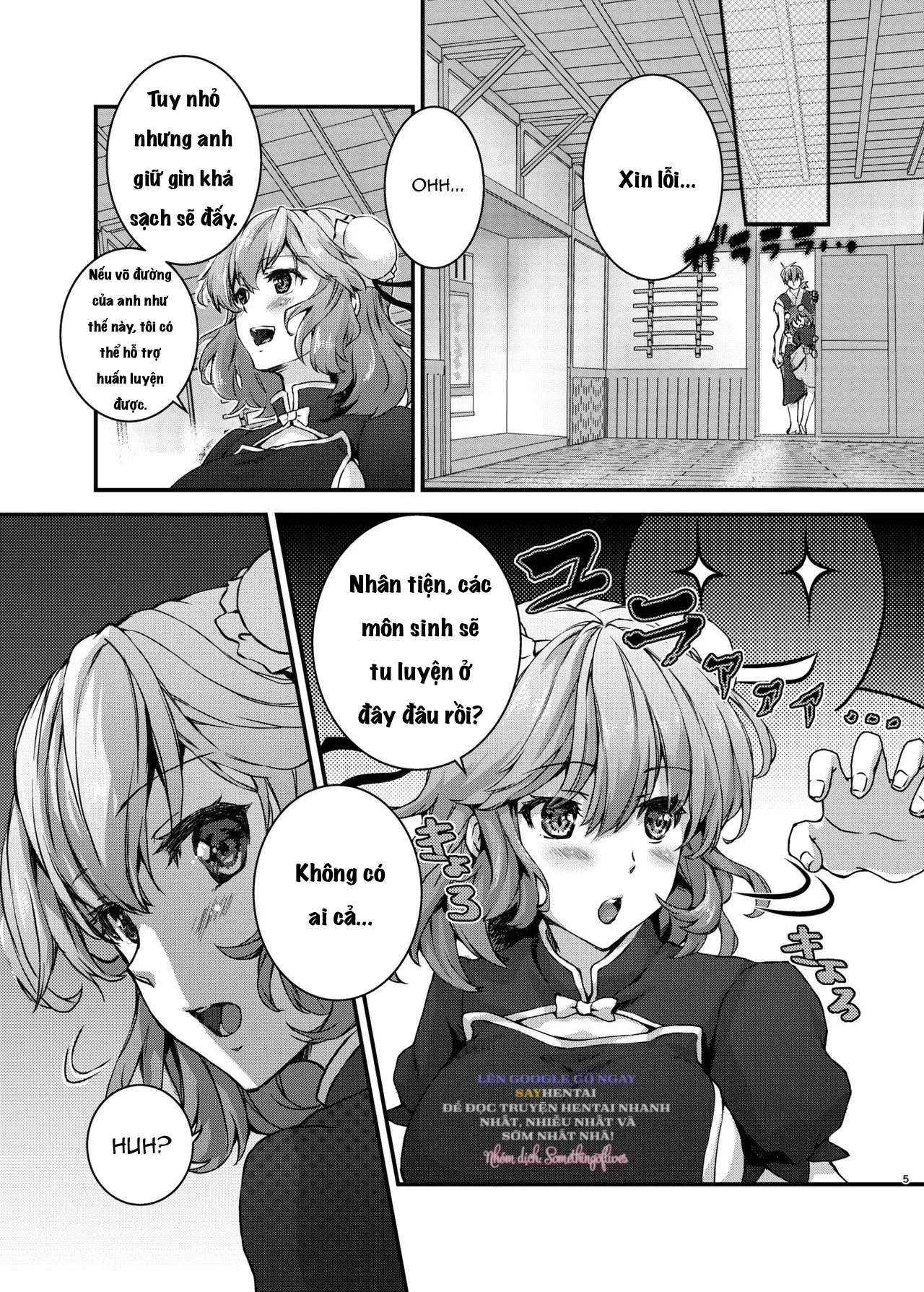 đọc truyện Kasen À Hãy Để Ta Huấn Luyện Em Chương 1 ảnh 5 tại Thiên Thai Truyện