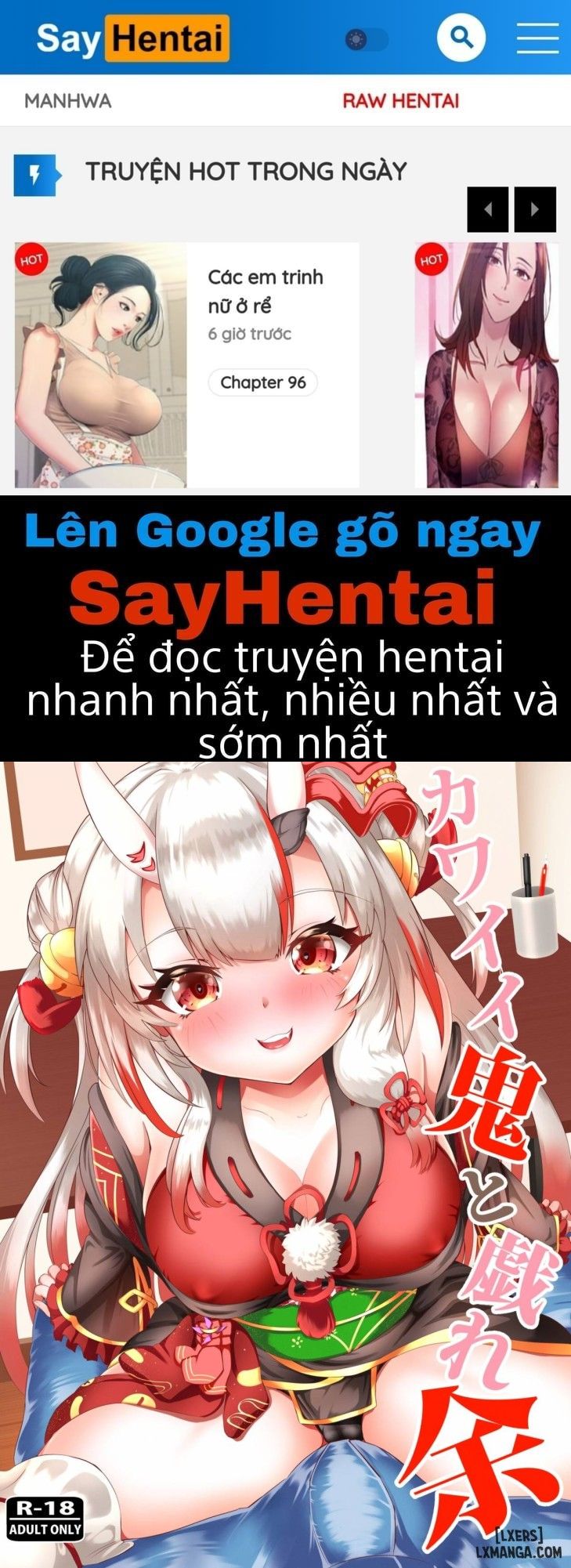đọc truyện Kawaii Oni To Tawamure-yo Oneshot Chương 1 ảnh 1 tại Thiên Thai Truyện