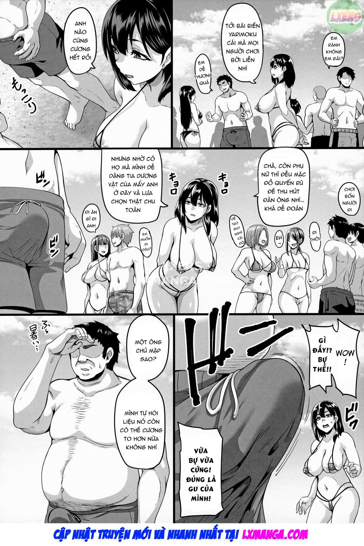 đọc truyện Kazoku Ryokou Wa Yarimoku Beach De Sex Zanmai Chương 1 ảnh 12 tại Giả Dược
