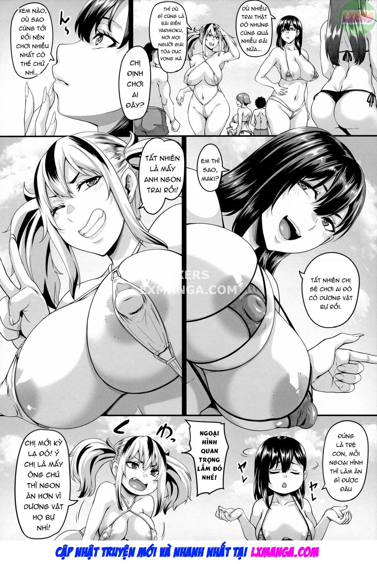 đọc truyện Kazoku Ryokou Wa Yarimoku Beach De Sex Zanmai Chương 1 ảnh 10 tại Giả Dược