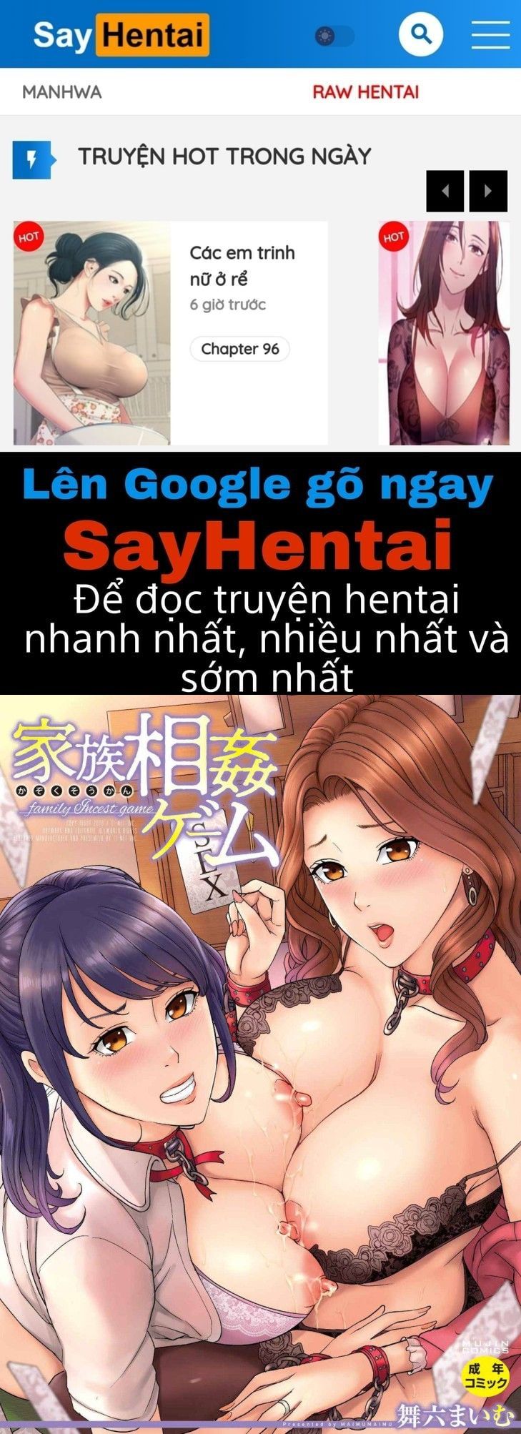 đọc truyện Kazoku Soukan Game Chương 1 ảnh 1 tại Truyện Dạ Ký