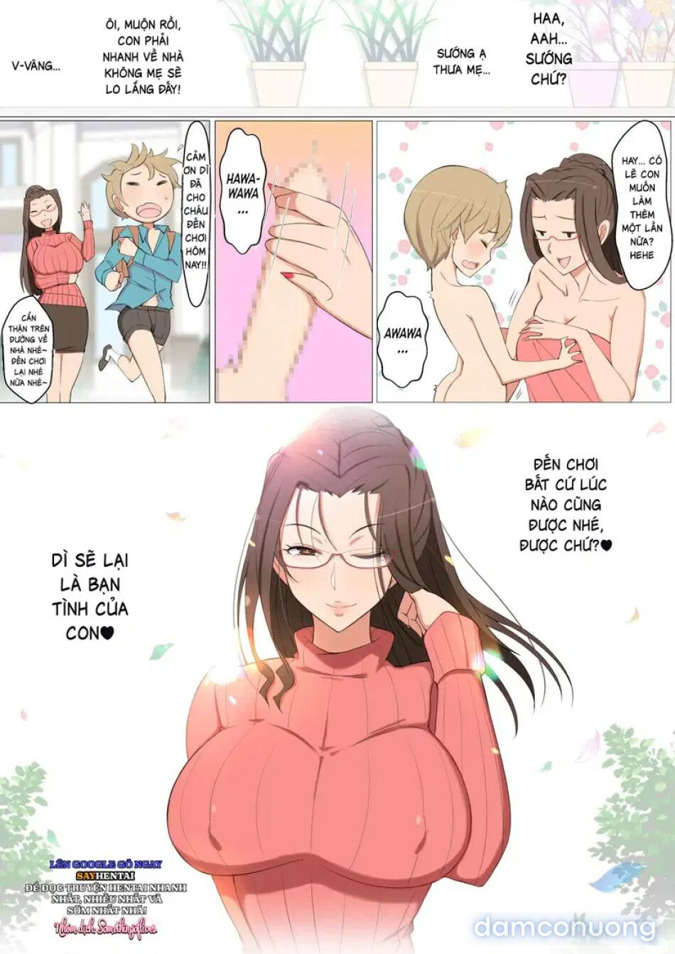 đọc truyện Kế Hoạch Dâm Dục Của Mẹ Bạn Jun-kun Và Cậu Ấy (phiên Bản Đeo Kính) Chương 2 ảnh 15 tại Thiên Thai Truyện