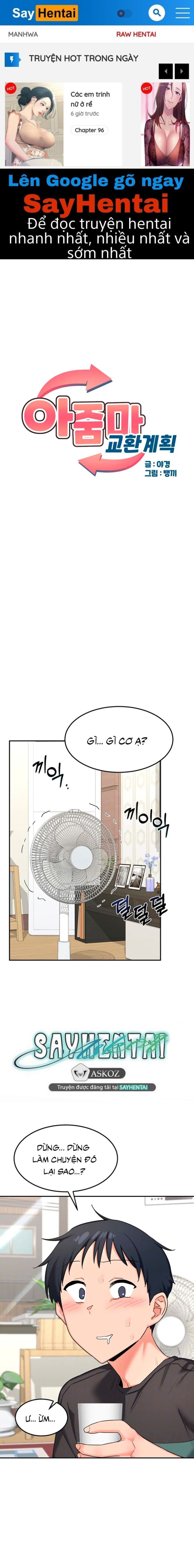 đọc truyện Kế Hoạch Trao Đổi Các Bà Mẹ Quyến Rũ Chương 22 ảnh 2 tại Thiên Thai Truyện