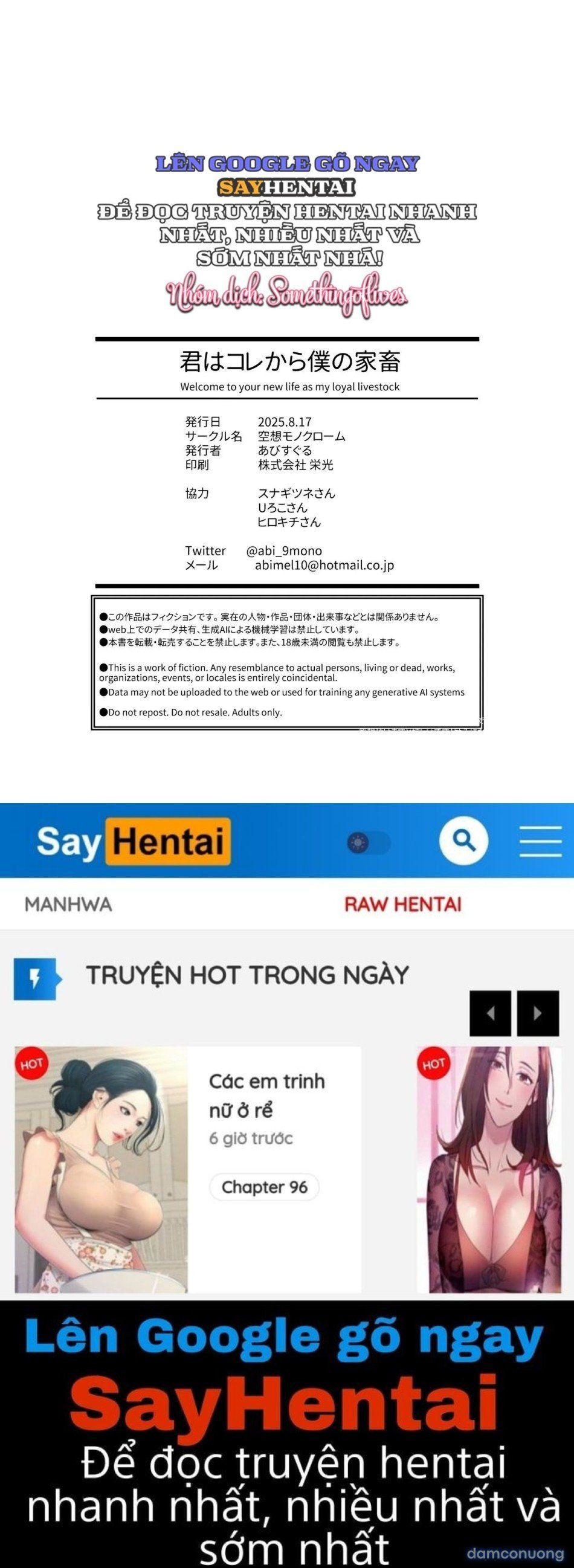 đọc truyện Kể Từ Bây Giờ Cô Là Vật Nuôi Của Tôi Chương 3 ảnh 17 tại Thiên Thai Truyện