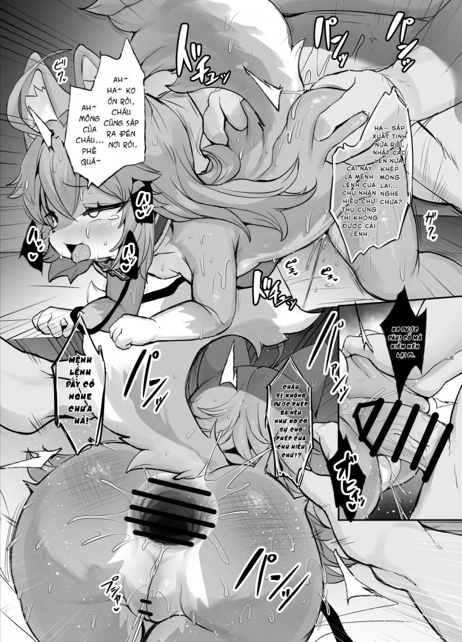 Kemorori O Okami Rurichan Ga Petto Ni Sareru Wakeganai!! Oneshot page 24 - Giả Dược