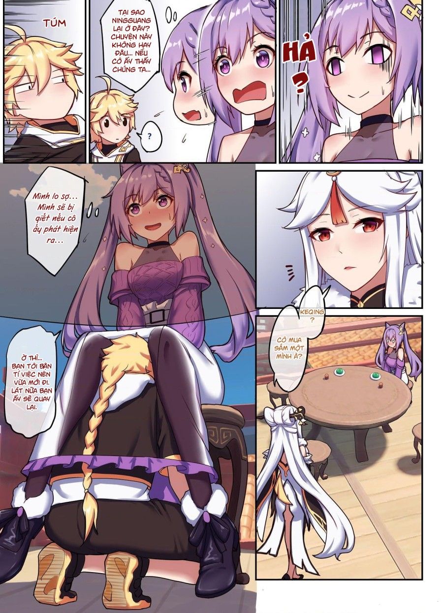 Keqing Hẹn Hò Với Nhà Lữ Hành Oneshot page 5 - Giả Dược