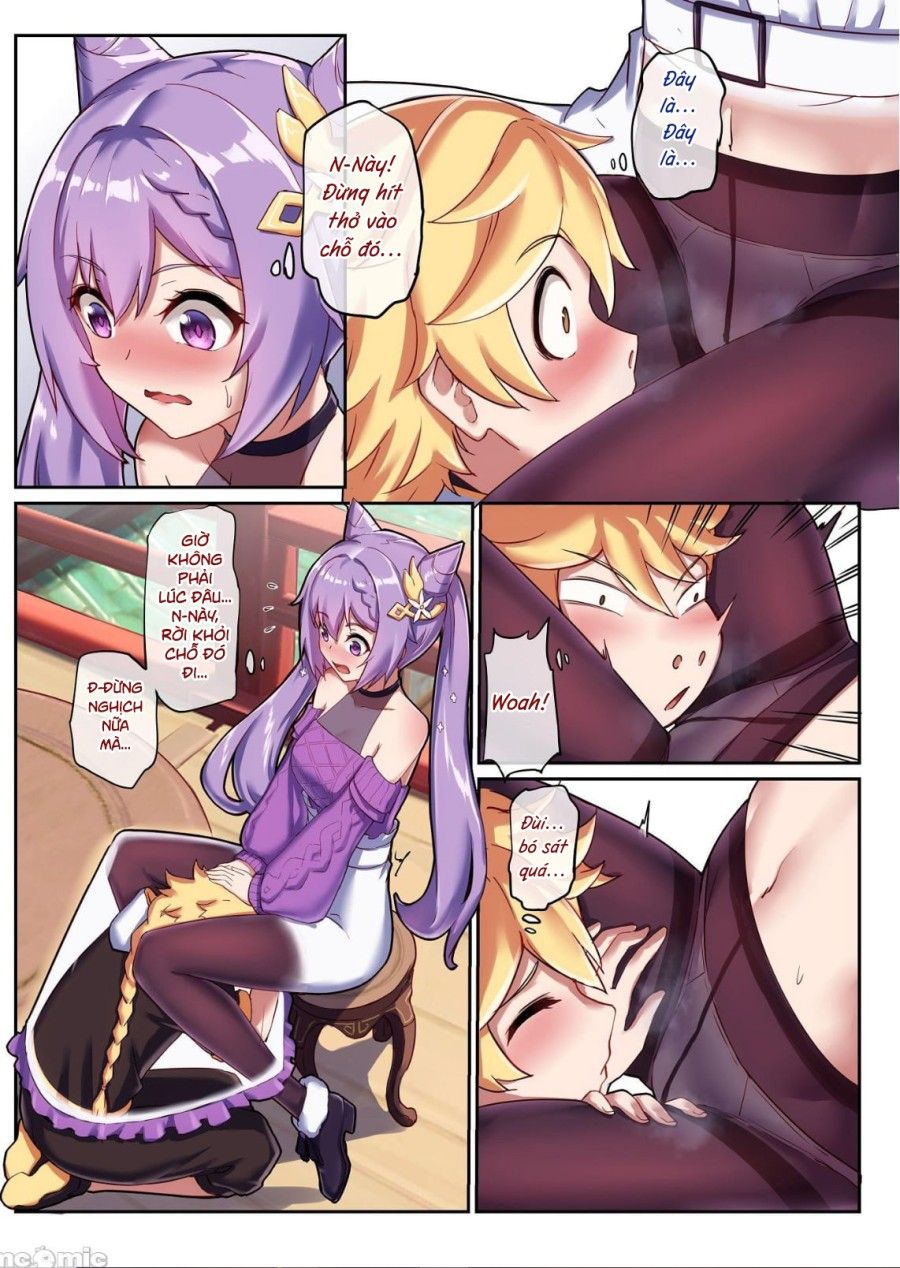 Keqing Hẹn Hò Với Nhà Lữ Hành Oneshot page 6 - Giả Dược