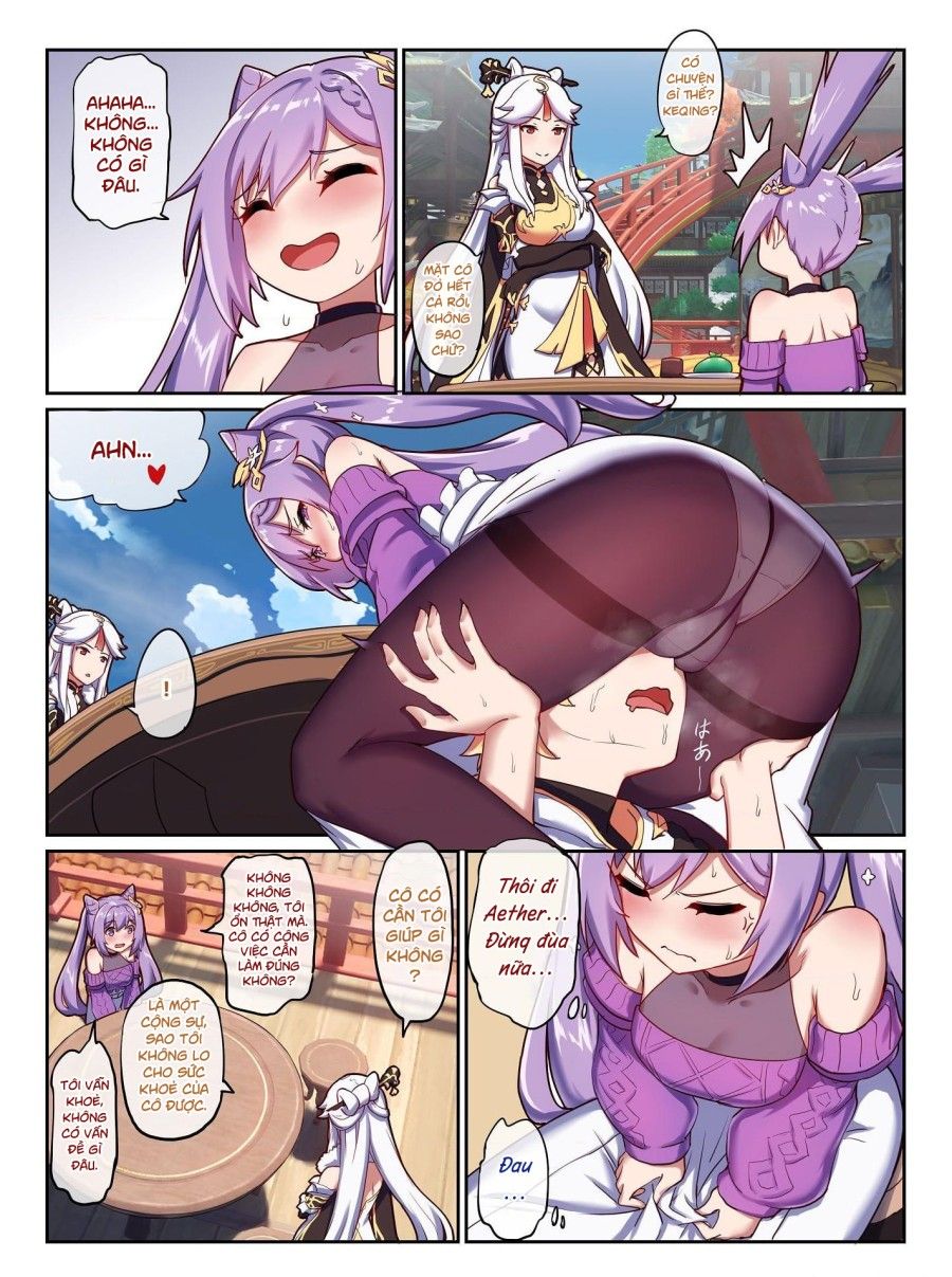 Keqing Hẹn Hò Với Nhà Lữ Hành Oneshot page 7 - Giả Dược