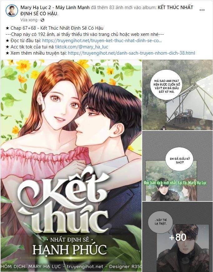 đọc truyện Kết Thúc Nhất Định Sẽ Có Hậu Chương 67.1 ảnh 1 tại Thiên Thai Truyện