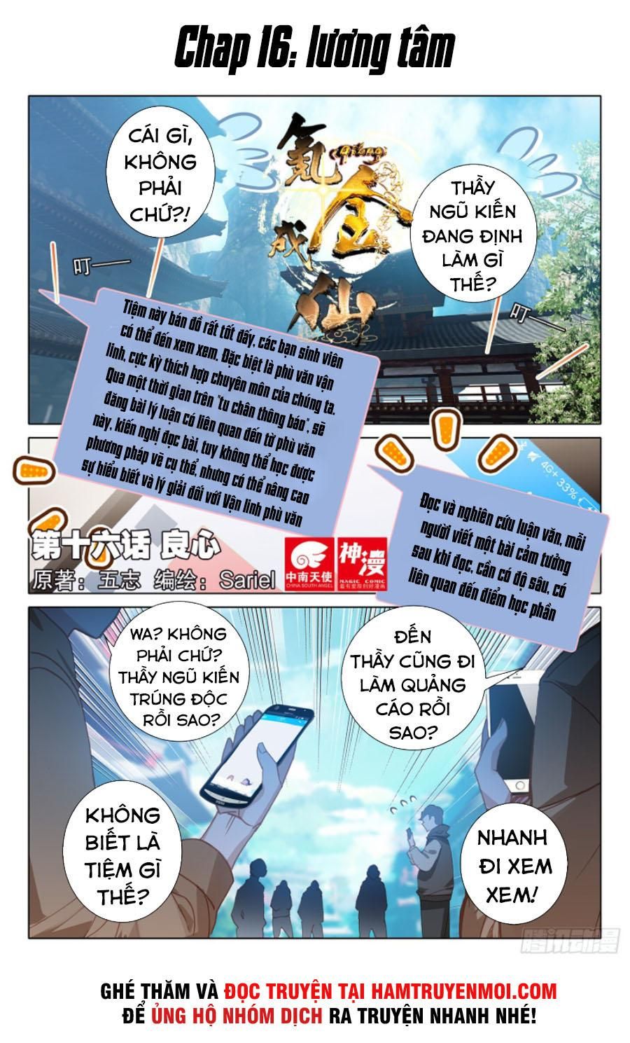 đọc truyện Khắc Kim Thành Tiên Chương 16 ảnh 2 tại Thiên Thai Truyện