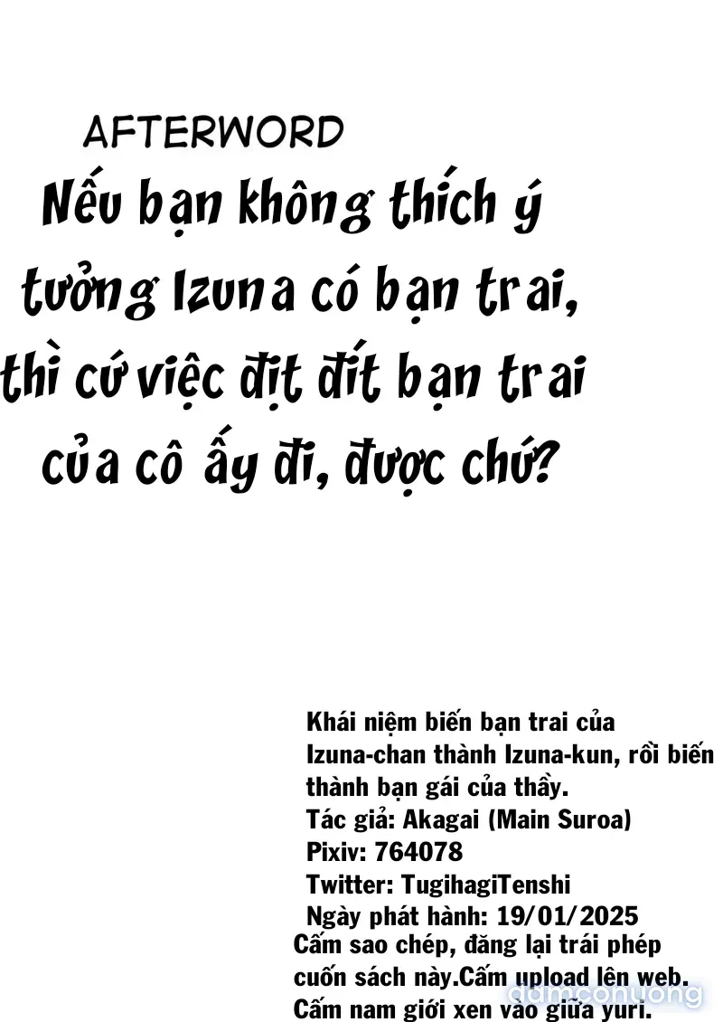 đọc truyện Khái Niệm Biến Bạn Trai Của Izuna-chan Thành Izuna-chan, Rồi Thành Bạn Gái Của Thầy MAX HAZARD ON! ảnh 41 tại Thiên Thai Truyện