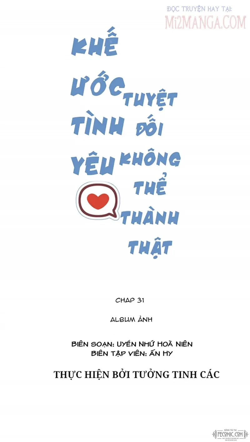 đọc truyện Khế Ước Tình Yêu: Tuyệt Đối Không Thể Phim Giả Tình Thật Chương 31 ảnh 3 tại Thiên Thai Truyện
