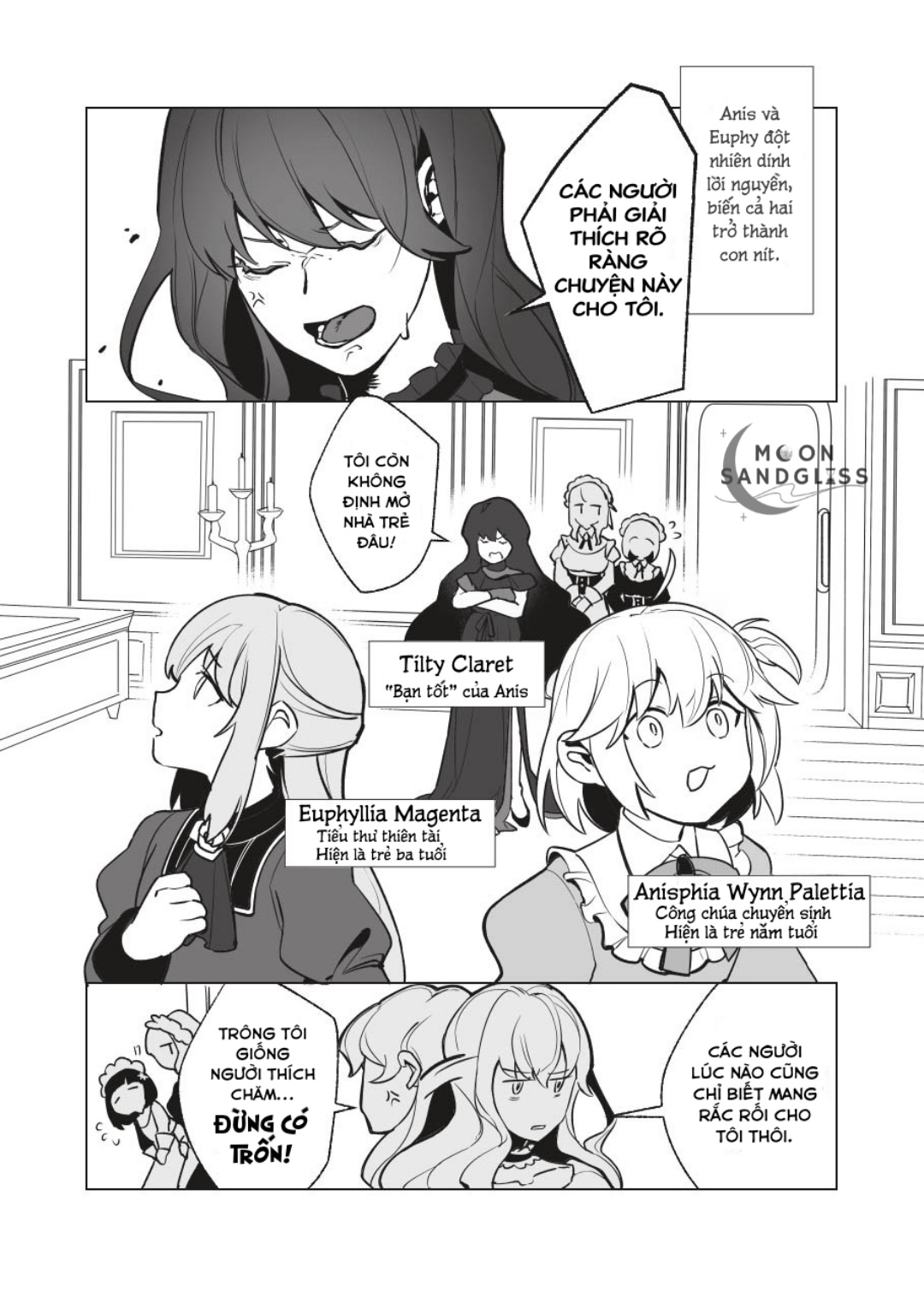 đọc truyện Khi Anis Và Euphy Bị Dính Lời Nguyền Biến Thành Trẻ Nhỏ Chương 1 ảnh 2 tại Thiên Thai Truyện