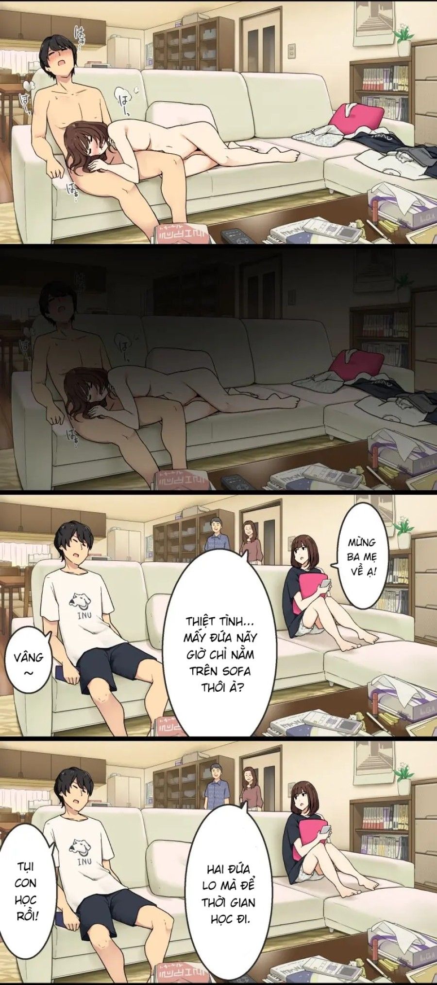 Khi Bố Mẹ Đi Vắng Oneshot page 5 - Giả Dược
