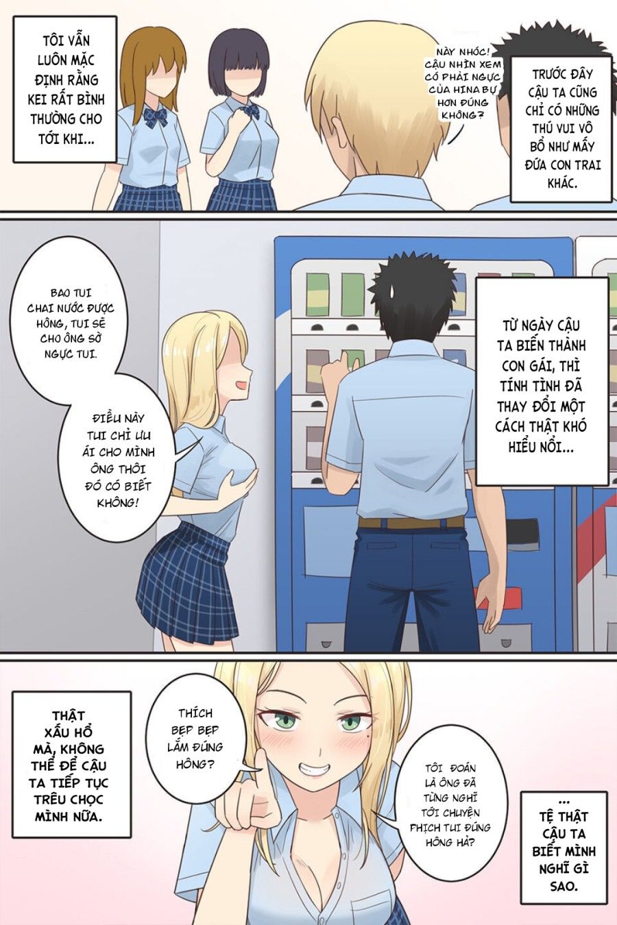 Khi Người Bạn Biến Thái Của Tôi Trở Thành Con Gái. Oneshot page 2 - Giả Dược