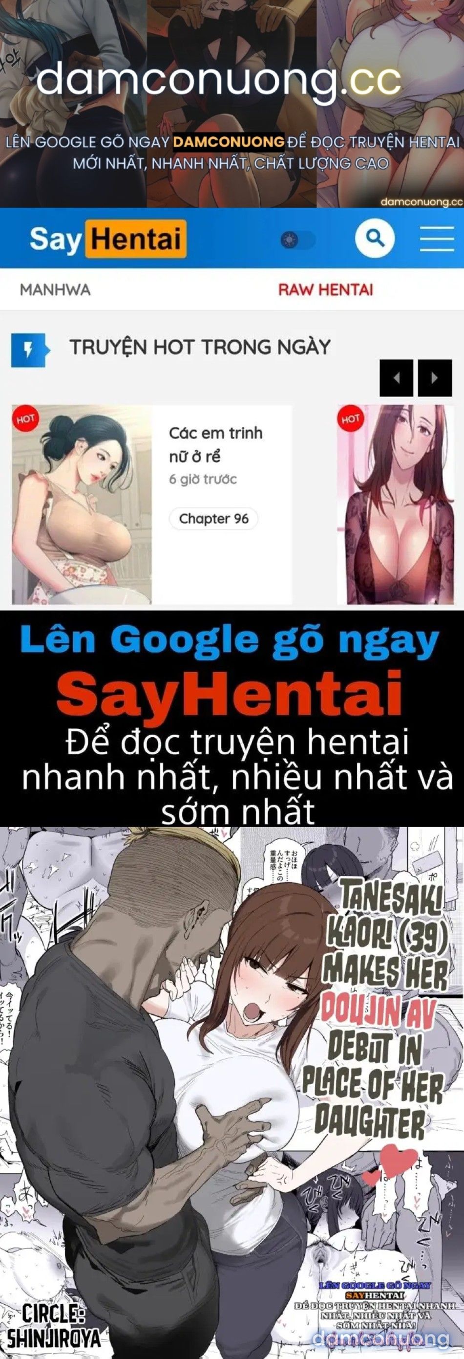 đọc truyện Khiến Cho Cô Ấy Ra Mắt Phim Người Lớn Doujin Thay Cho Con Gái Mình Chương 1 ảnh 2 tại Thiên Thai Truyện