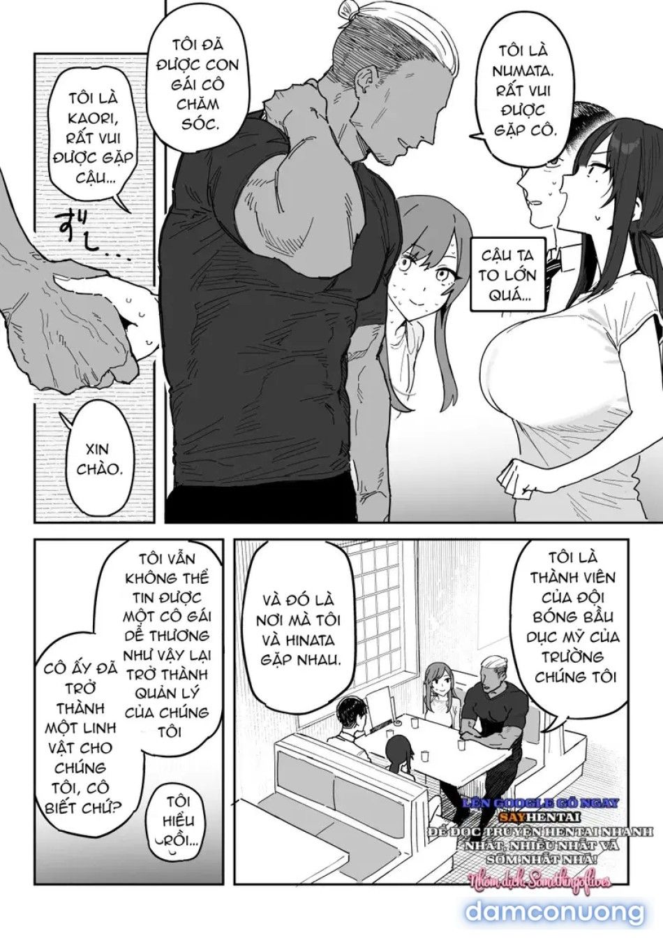 đọc truyện Khiến Cho Cô Ấy Ra Mắt Phim Người Lớn Doujin Thay Cho Con Gái Mình Chương 1 ảnh 7 tại Thiên Thai Truyện