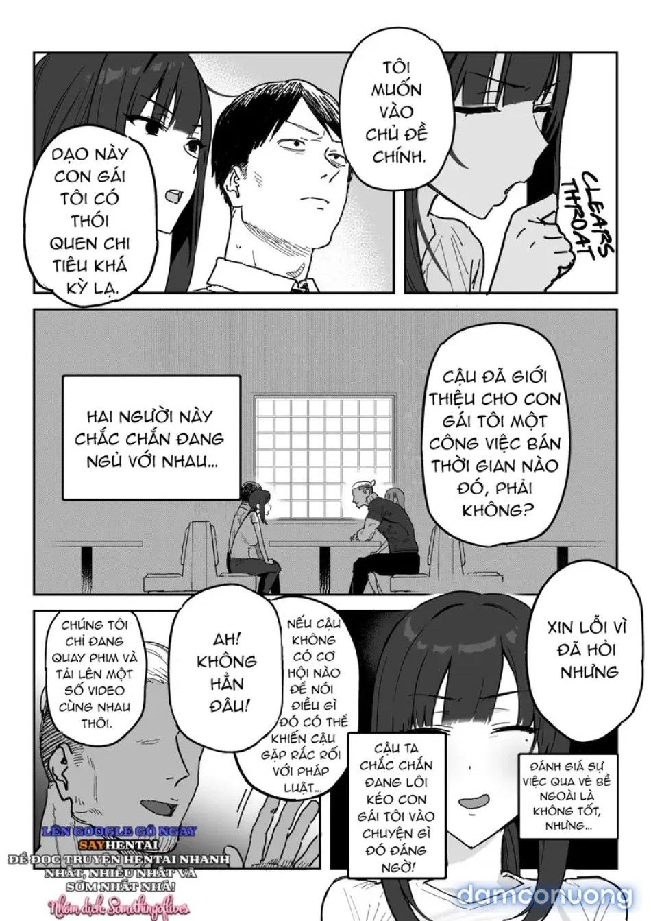 đọc truyện Khiến Cho Cô Ấy Ra Mắt Phim Người Lớn Doujin Thay Cho Con Gái Mình Chương 1 ảnh 8 tại Thiên Thai Truyện