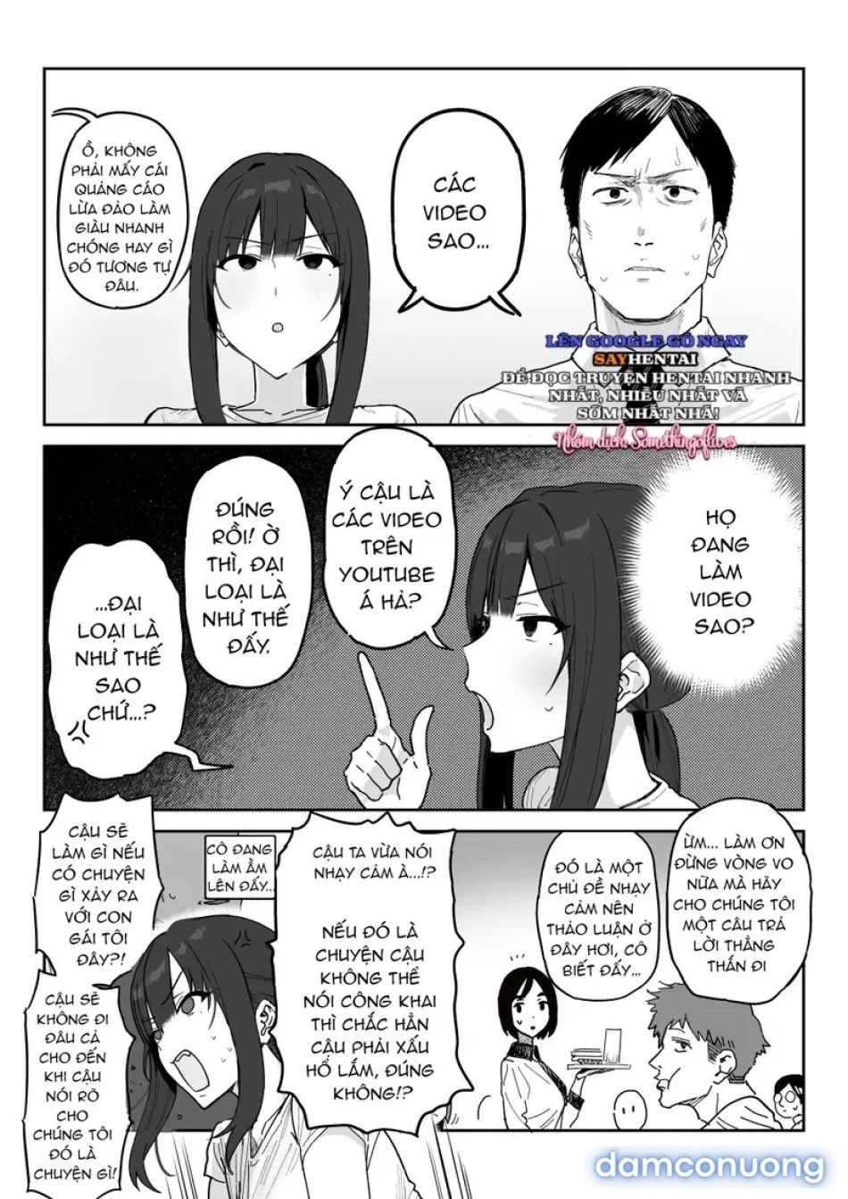 đọc truyện Khiến Cho Cô Ấy Ra Mắt Phim Người Lớn Doujin Thay Cho Con Gái Mình Chương 1 ảnh 9 tại Thiên Thai Truyện