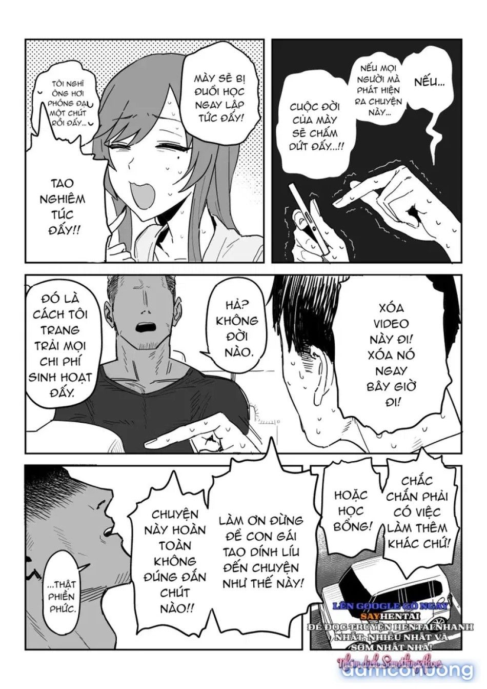 đọc truyện Khiến Cho Cô Ấy Ra Mắt Phim Người Lớn Doujin Thay Cho Con Gái Mình Chương 1 ảnh 11 tại Thiên Thai Truyện