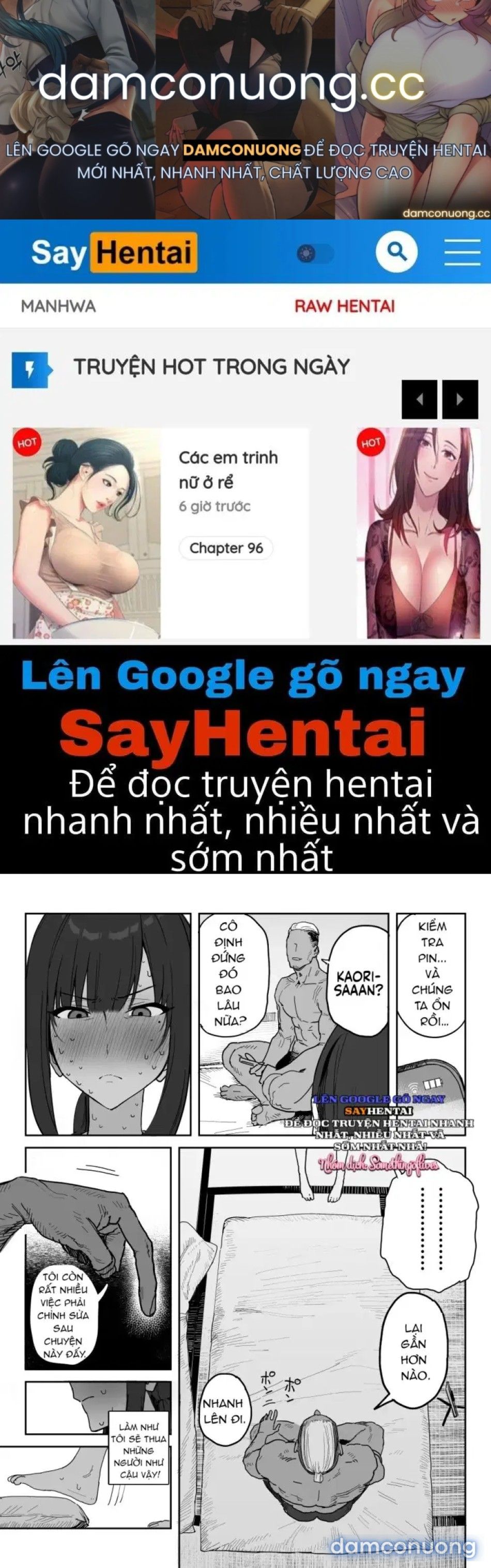 đọc truyện Khiến Cho Cô Ấy Ra Mắt Phim Người Lớn Doujin Thay Cho Con Gái Mình Chương 2 ảnh 2 tại Thiên Thai Truyện