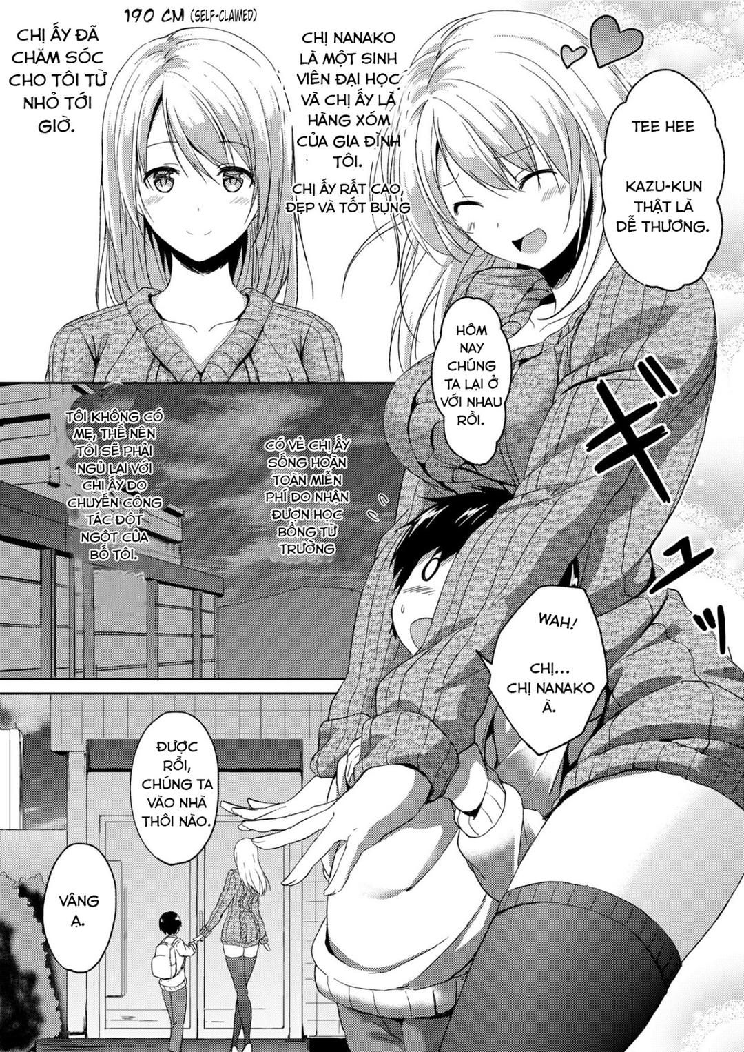 Khoảng Thời Gian Cùng Chị Gái Cao 1m9 Oneshot page 4 - Giả Dược
