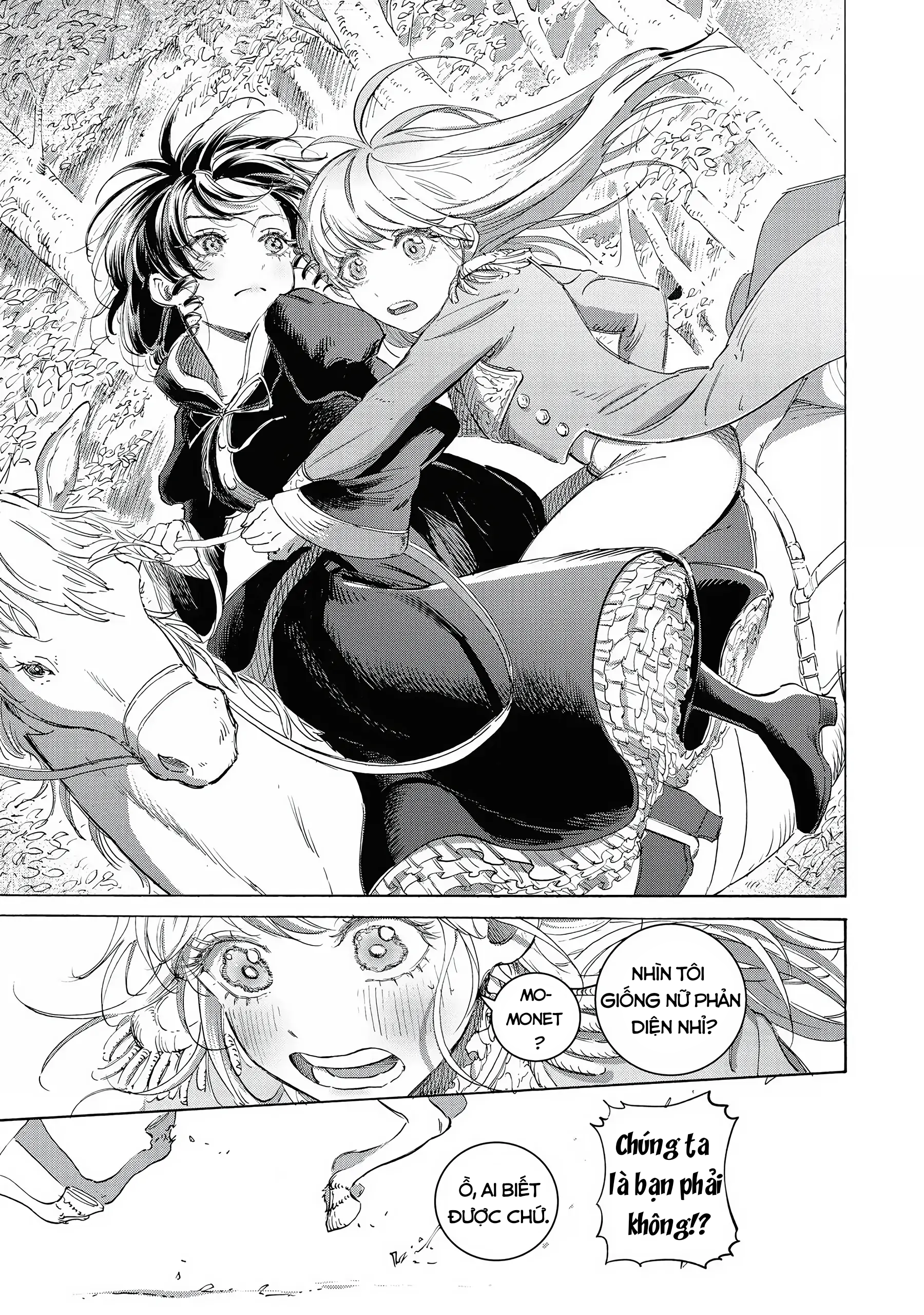 đọc truyện Không Đủ Trình Làm Công Chúa, Tôi Chọn Xách Váy Đưa Nhau Đi Trốn Với Nữ Phản Diện Luôn Cho Lẹ! Chương 1 ảnh 37 tại Thiên Thai Truyện