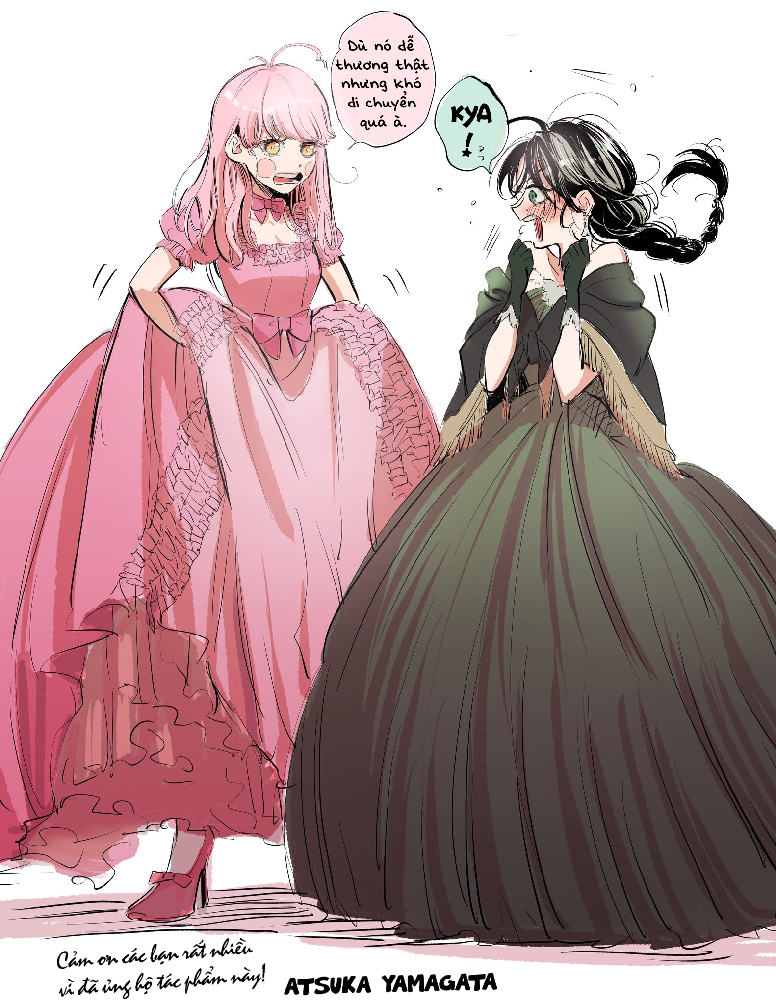 đọc truyện Không Đủ Trình Làm Công Chúa, Tôi Chọn Xách Váy Đưa Nhau Đi Trốn Với Nữ Phản Diện Luôn Cho Lẹ! Chương 1 ảnh 39 tại Thiên Thai Truyện